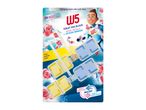 WS laundry detergent refill packs with rose scent.