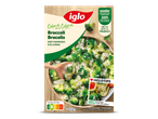 Verpakking van diepgevroren broccoli in roomsaus met Nutri-Score B, 400g.