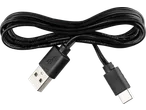 Cablu de încărcare negru USB-A la USB-C pentru mașina de găurit fără fir PARKSIDE 12 V