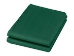 Folded dark green garden furniture protective cover