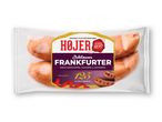 To Højer frankfurtere i en plastikpose.