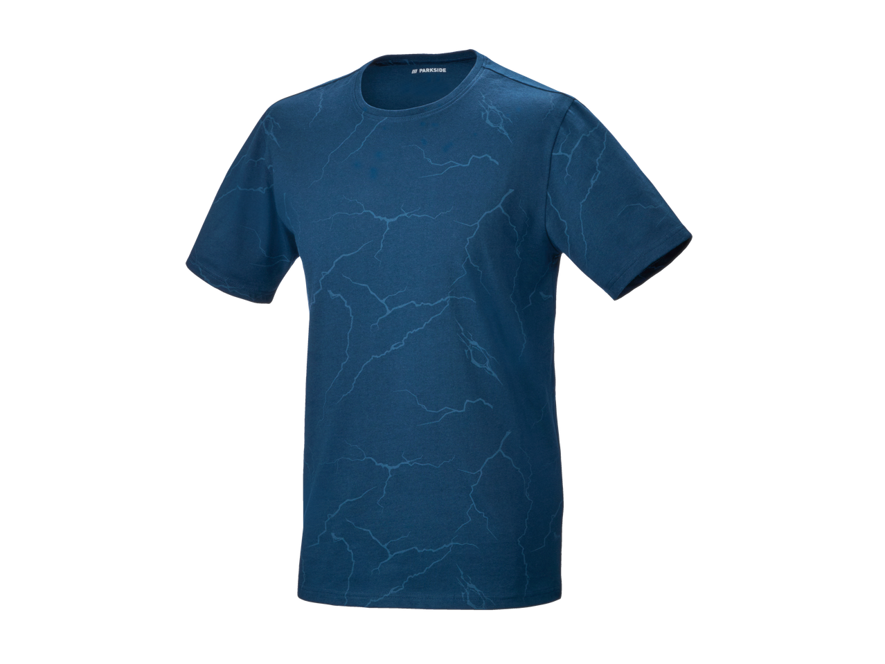Parkside® vyriški marškinėliai mėlynos spalvos su žaibo raštu