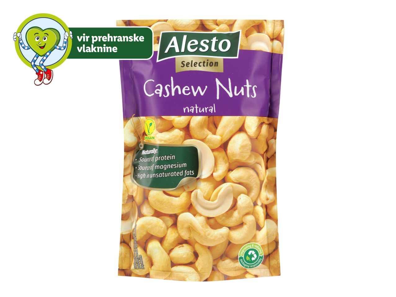 Naravni indijski oreščki Alesto Selection.