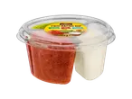 El Tequito trio nacho dip: salsa, guacamole, and sour cream.