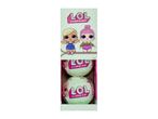Two LOL Surprise! balls in a box, featuring doll images.