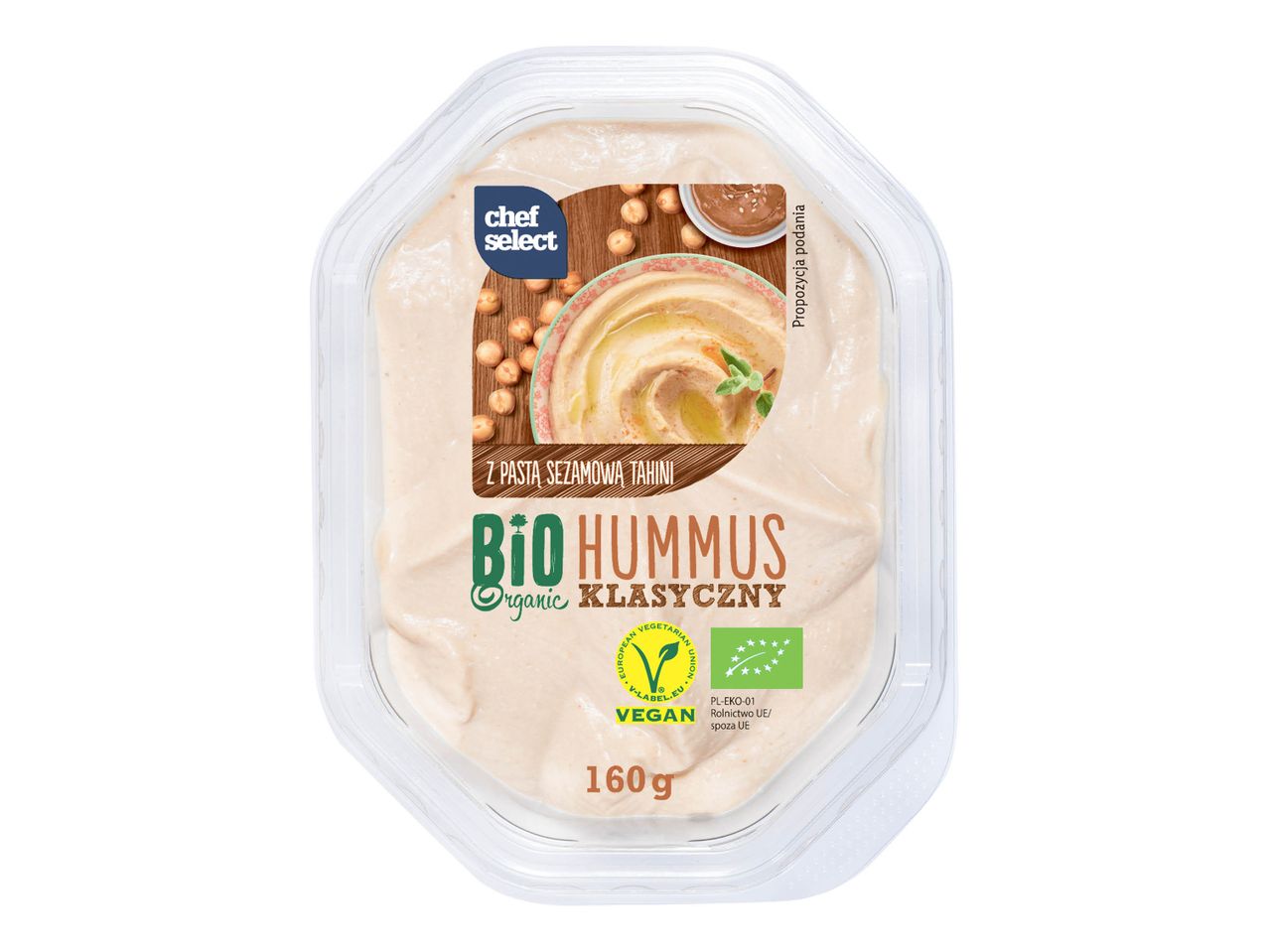 Pełny ekran: CHEF SELECT & YOU Bio Hummus naturalny paprykowy, pomidorowy - zdjęcie 1