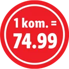 1 ком. = 74,99
