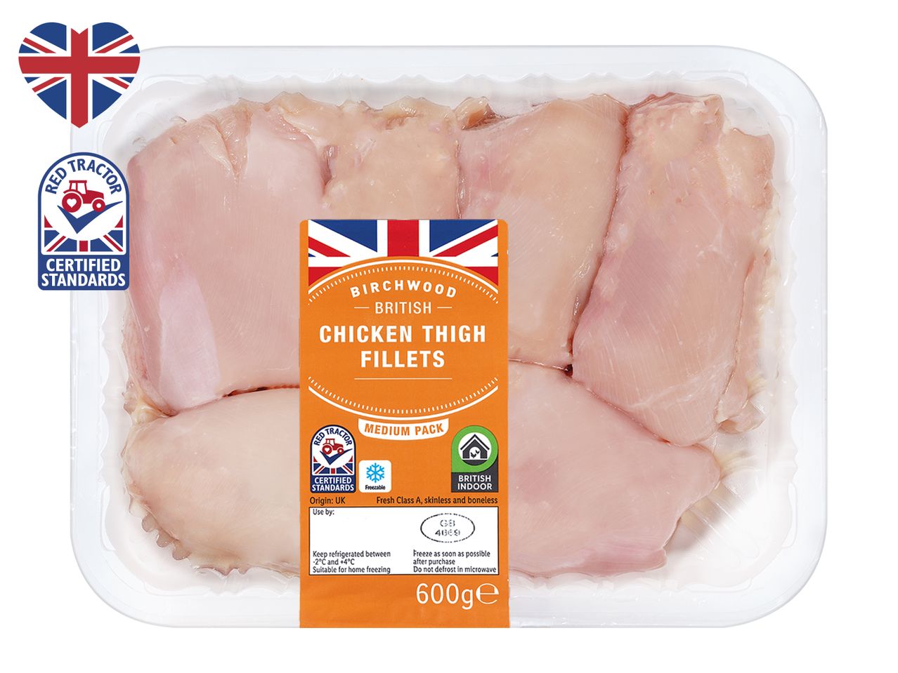 Go to full screen view: Birchwood Chicken Thigh Fillet - Image 1