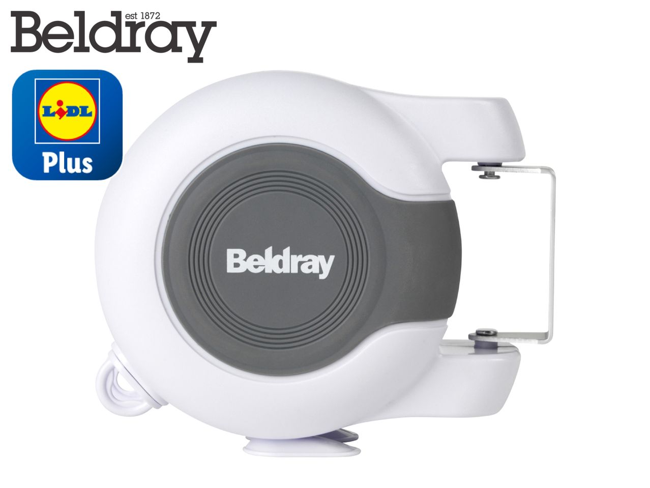 Belray retractable clothesline, a Lidl Plus product.
