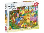 A 24-piece Disney Winnie the Pooh birthday party jigsaw puzzle.