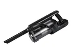 A black cordless handheld vacuum cleaner is shown against a white background.