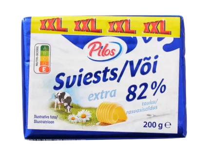 Pilos Sviests  82% 200g