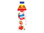 Milbona strawberry yogurt drink, XXL size.