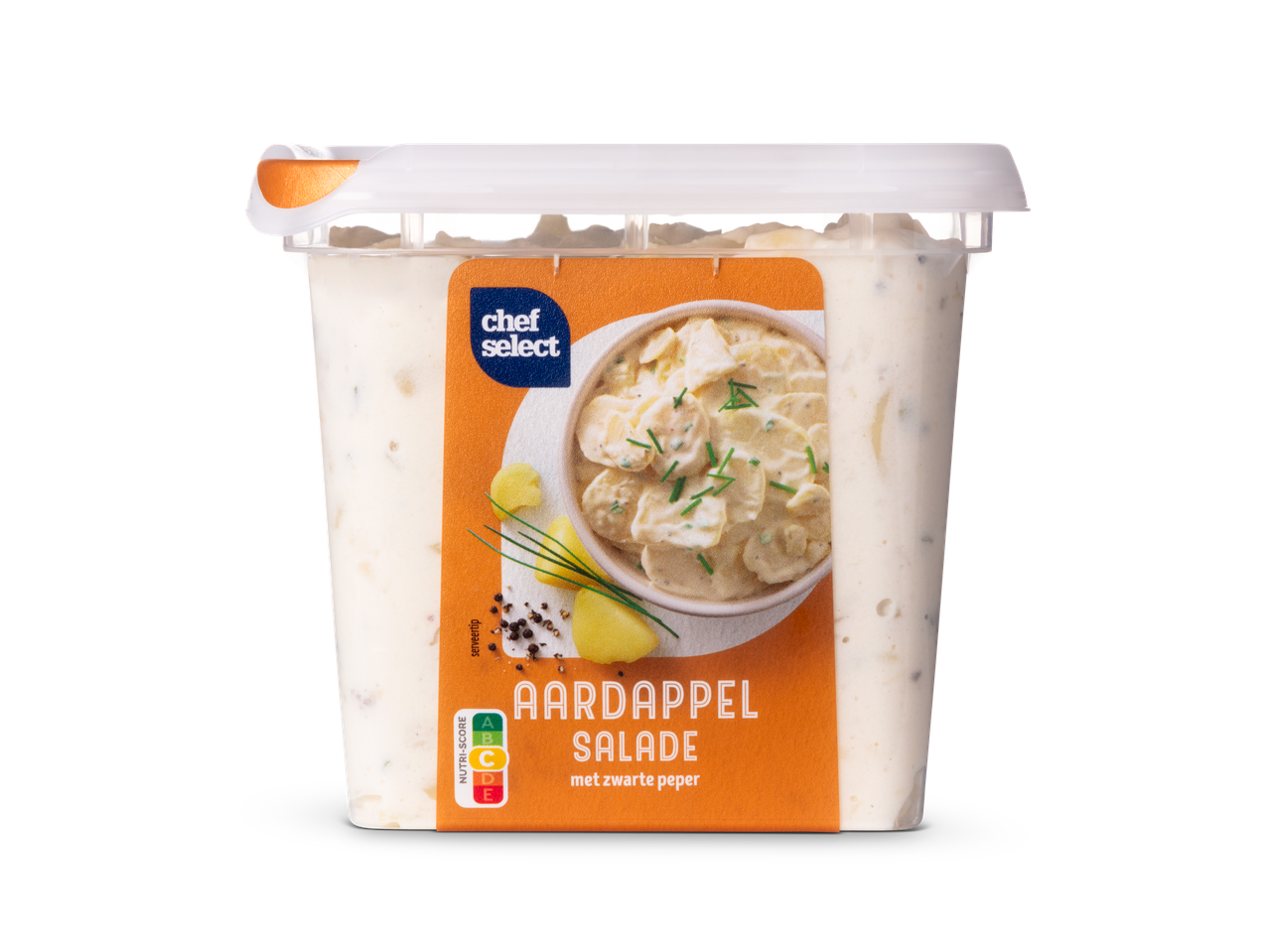 Chef Select aardappelsalade met zwarte peper.