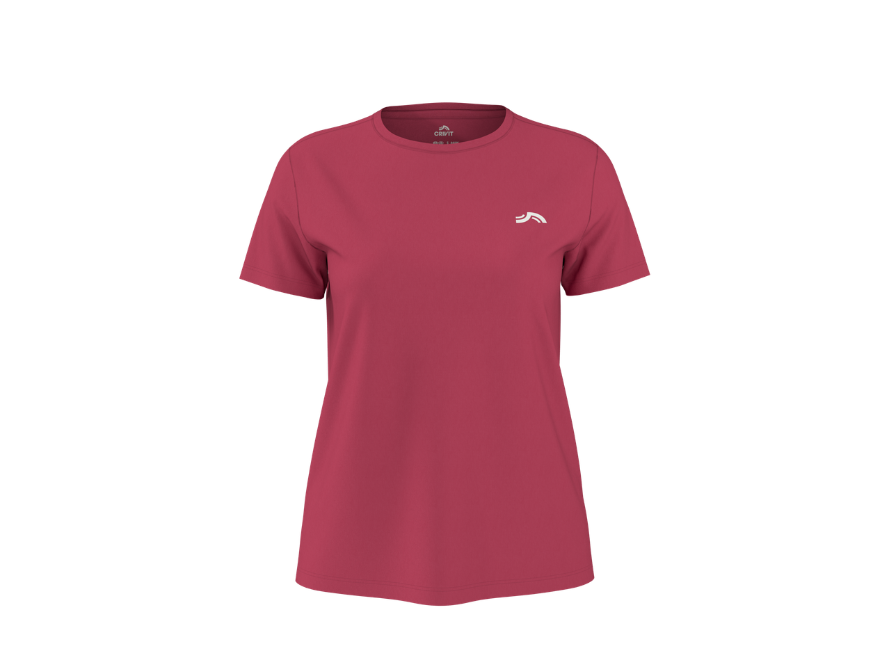 CRIVIT Ladies' Sports Top in red with a small white logo on the chest.