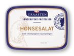 Graasten Hønse Salat: kyllinge salat med champignon og asparges.