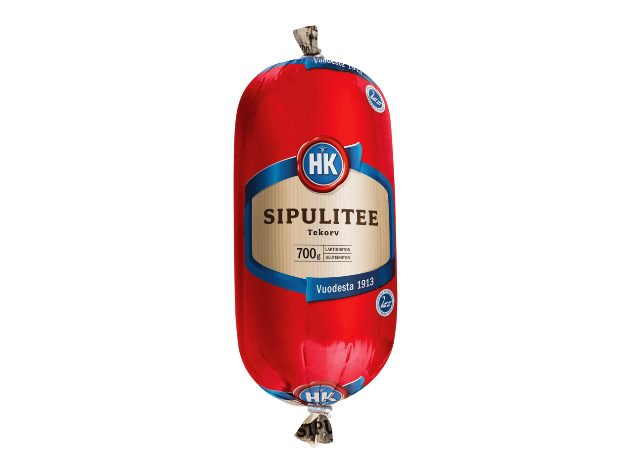 HK Sipulitee -makkara, 700g, laktoositon ja gluteeniton.