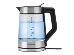 SILVERCREST® kettle with digital display, filled with water.