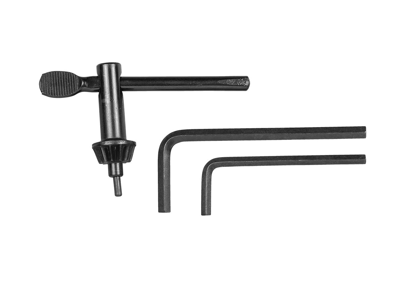 Drill chuck and Allen keys.