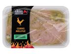 Grill Meister márkájú, fokhagymás-zöldfűszeres csirkemellfilé csomag.
