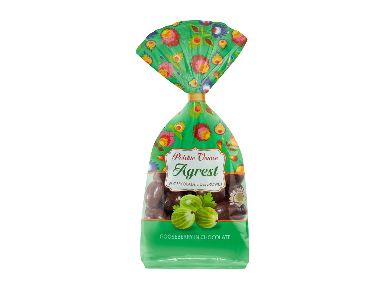 A bag of Apricot fruit snacks from the brand Fruit Burst.
