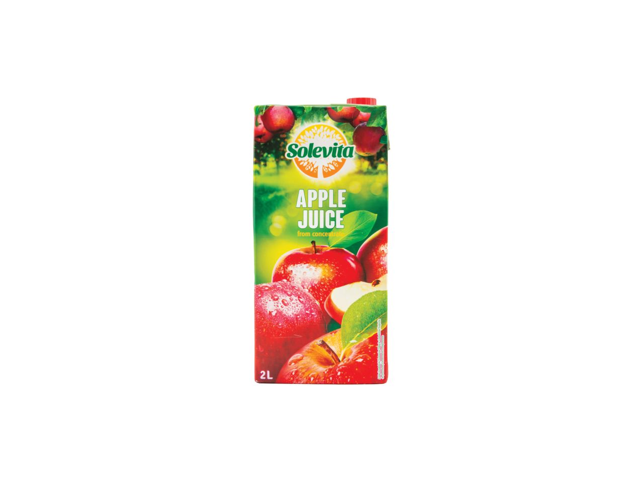 Pakovanje soka od jabuka Solevita od 2L.