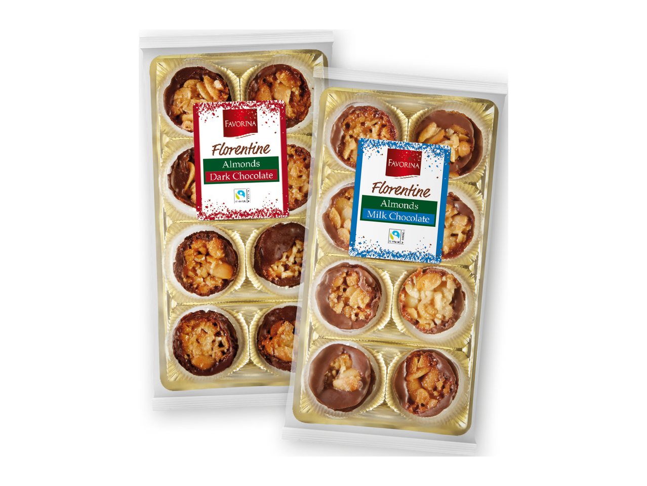 Dolcetti alle mandorle e cioccolato