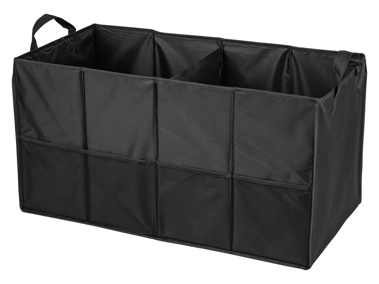 Must ULTIMATE SPEED® autoorganisaator lahtrite ja võrktaskutega.