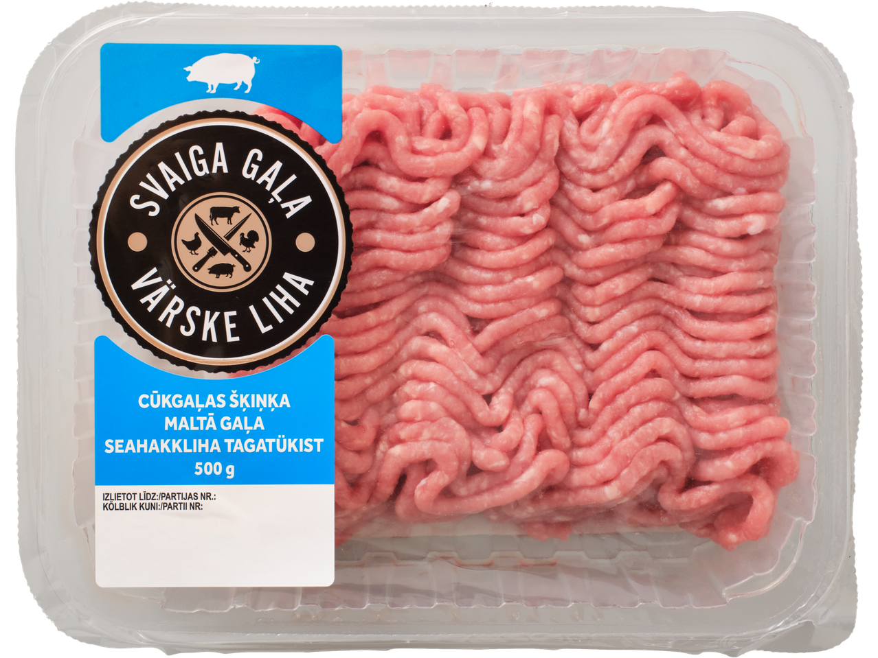 Pakend värsket seahakkliha, 500g