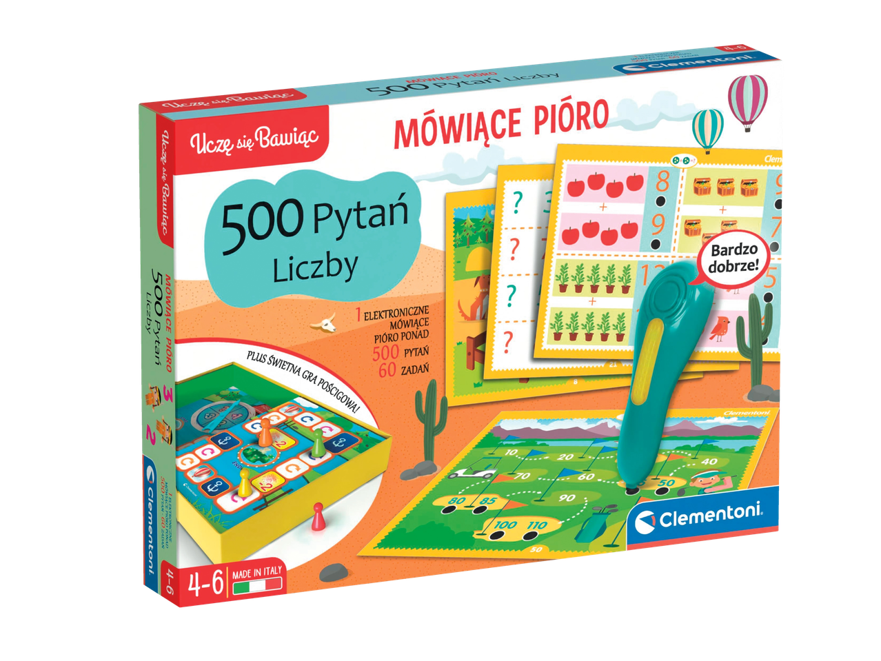 Gra edukacyjna Mówiące Pióro, 500 pytań; Gra edukacyjna Mówiące Pióro, 500 pytań