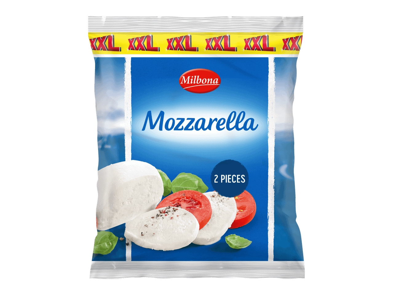 Milbona XXL mozzarellaa, 2 kpl.