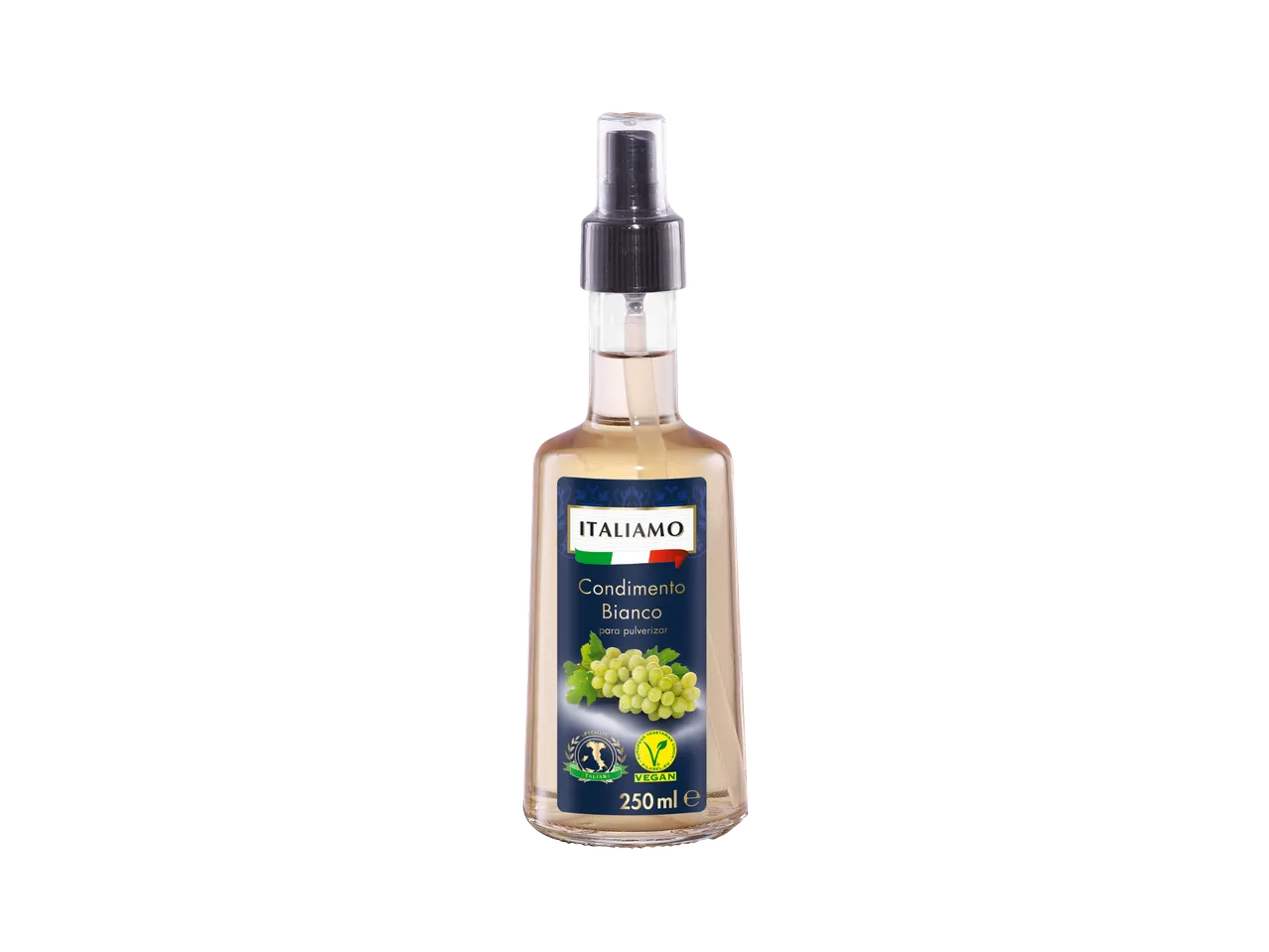 Vinagre branco Italimo, vegano, 250 ml, spray.