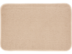 Livarno Home Bath Mat in beige, rectangular with rounded corners and a textured surface.