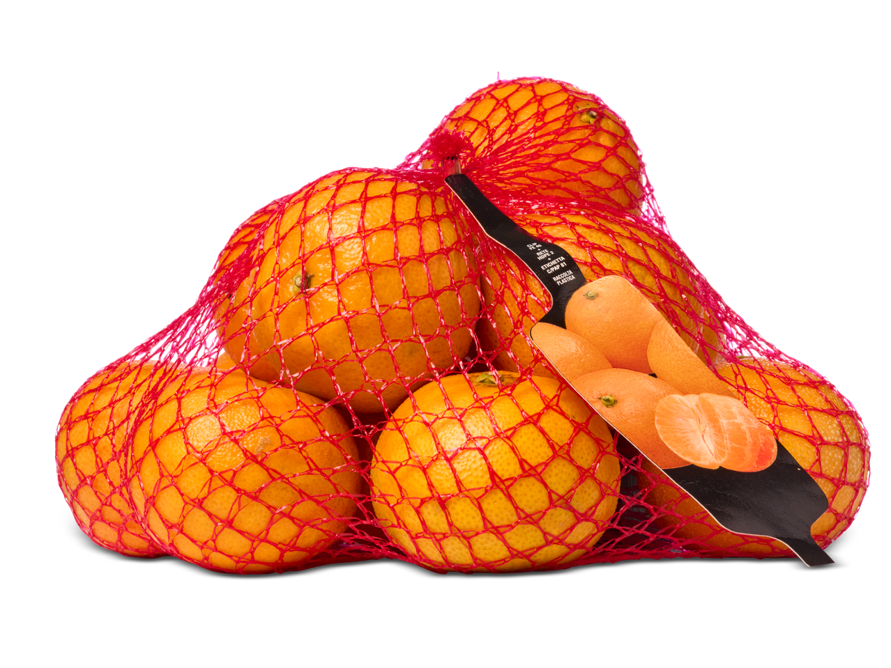 Mandarijnen in een rood net.