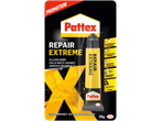 PATTEX Repair Extreme lijm, 20g, met spleetvullende, flexibele, waterdichte en temperatuurbestendige eigenschappen.