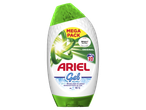 Ariel washing gel, mega pack.