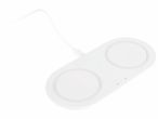 Chargeur sans fil double pour manettes de jeu.
