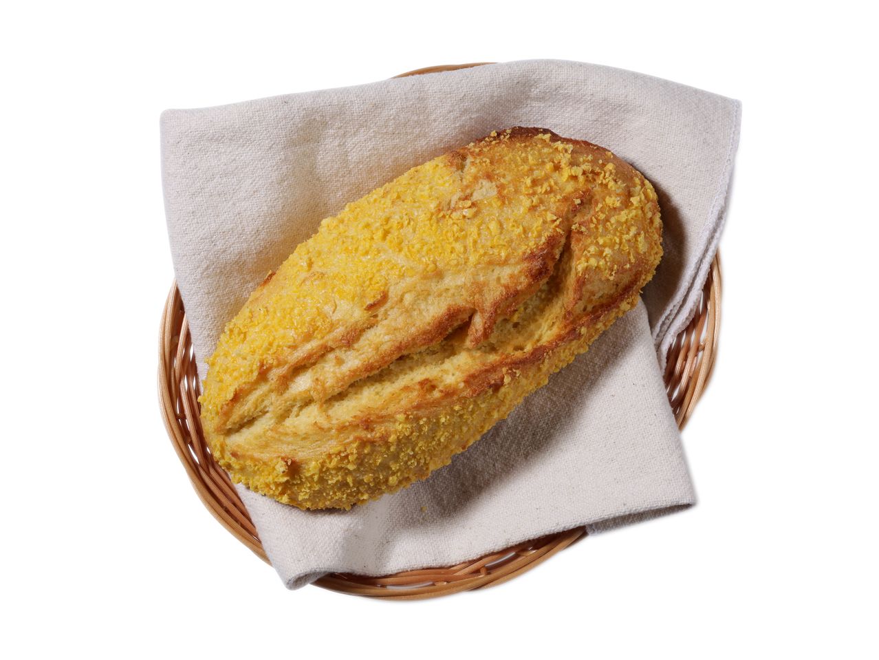 Pojdi na celozaslonski pogled: Koruzni mešani kruh brez kvasa – Slika 1