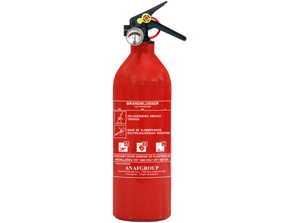 Brandblusser met manometer