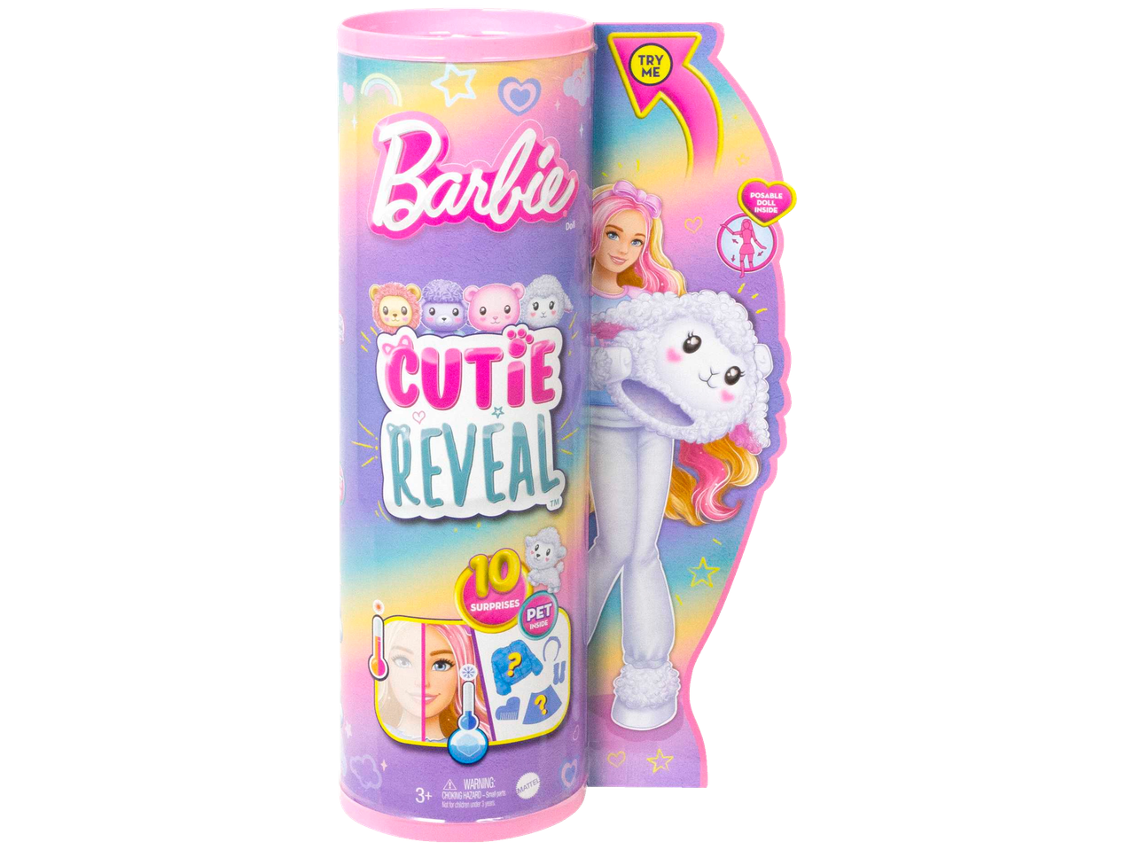 MATTEL® Lalka Barbie z serii Cutie Reveal Słodkie Stylizacje