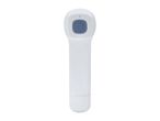 A white non-contact thermometer.