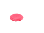 Almofada de ioga rosa CRIVIT com padrão decorativo.