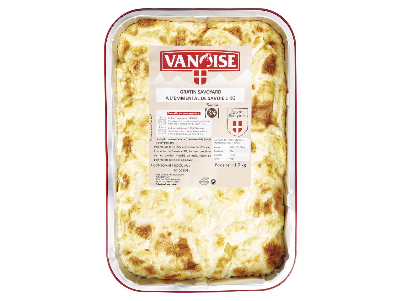 Aller en mode plein écran : Gratin savoyard à l’emmental de Savoie - Image 1