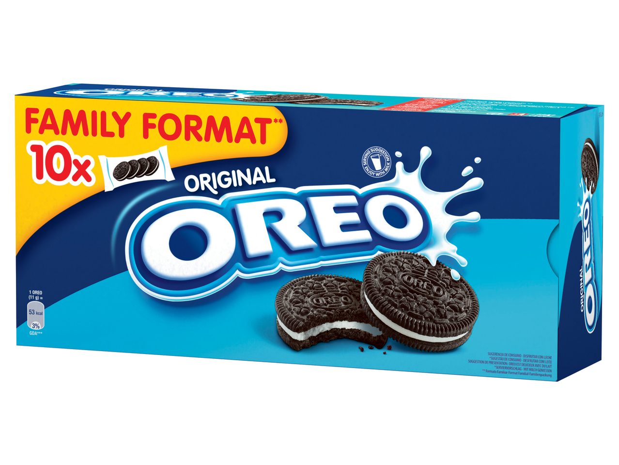 Biscoitos Oreo originais, pacote familiar (10x).