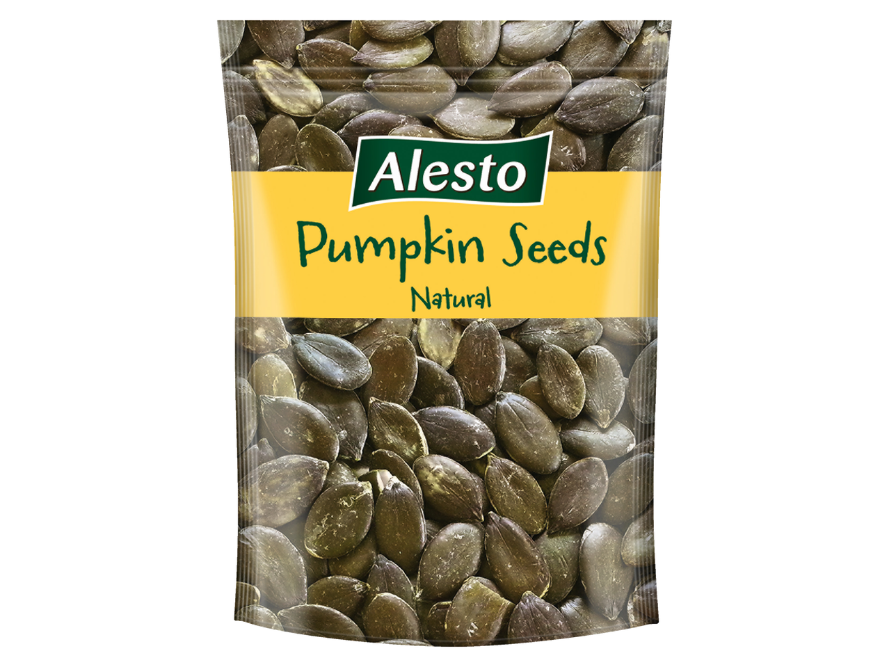Alesto natuurlijke pompoenpitten in zakje.