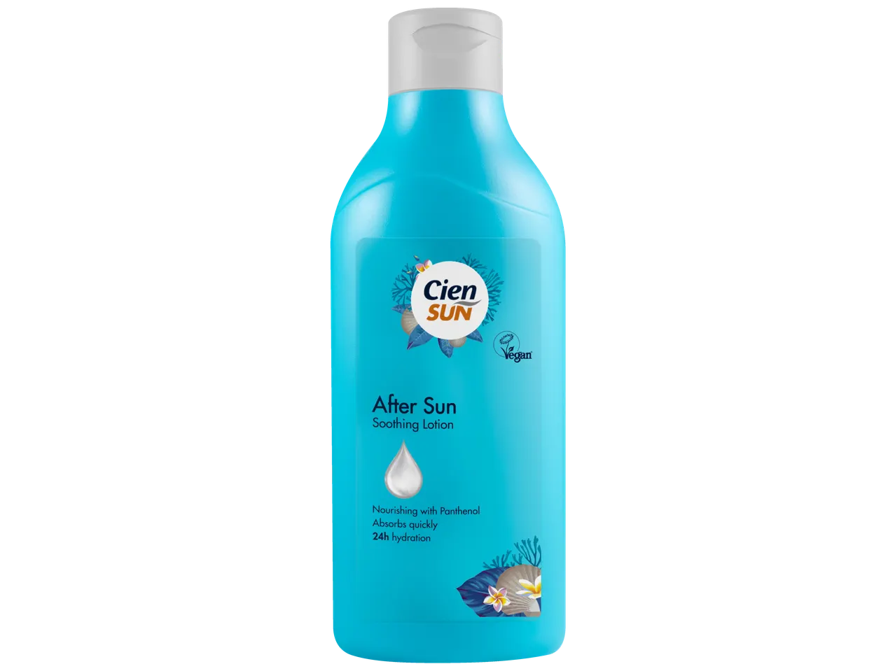 Loțiune calmantă Cien Sun After Sun: cu pantenol, vegană.