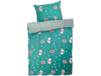 Kids' duvet cover set with Olaf and floral pattern
