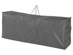 A large gray storage bag with handles.