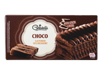 Sobremesa de gelo Gelatelli Choco com camadas de cacau.