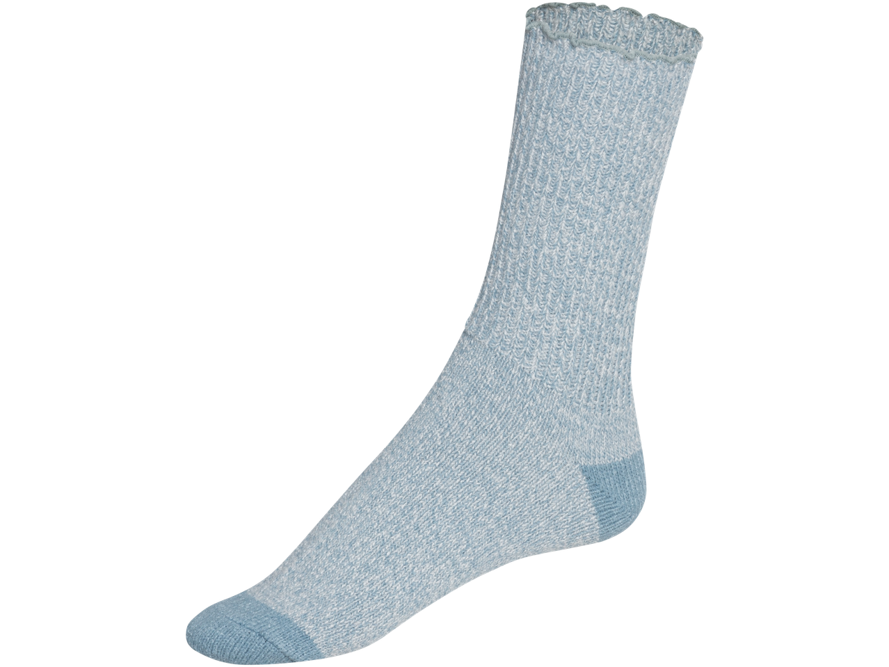 Esmara mīkstas sieviešu zeķes gaiši zilā krāsā